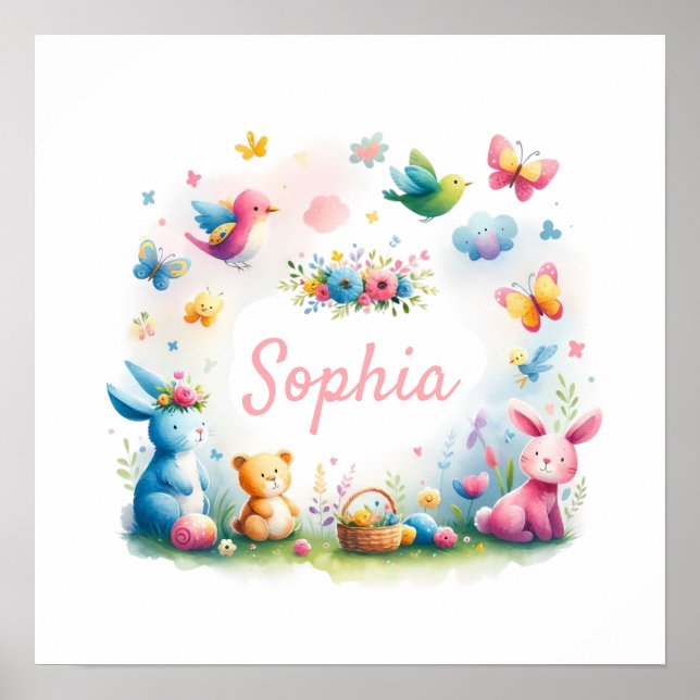 Póster Criaturas y florines caprichosas (Frente)