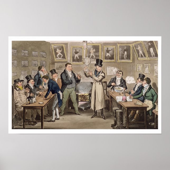 Póster Cribb's Parlour: Tom introducing Jerry and Logic t (Frente)