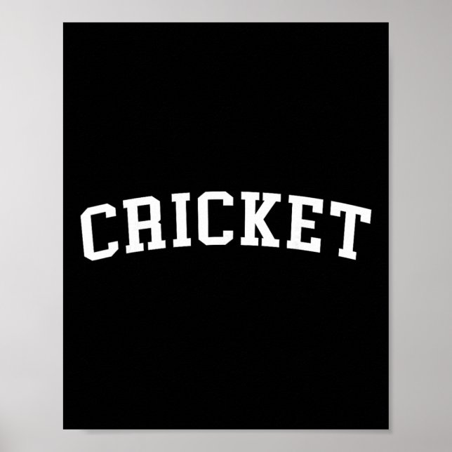 Póster Cricket 1  (Frente)