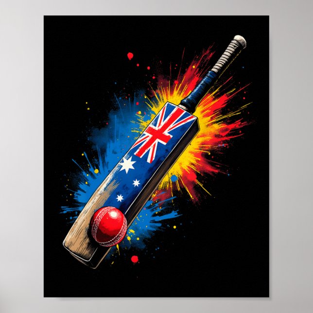 Póster Cricket Australiano T  (Frente)