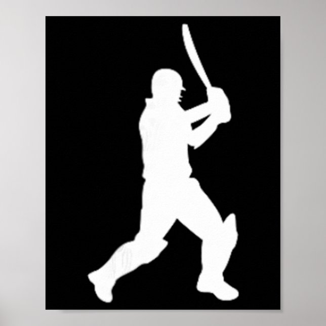 Póster Cricket Cricketer Cricketers Tter T20 Cricket de p (Frente)