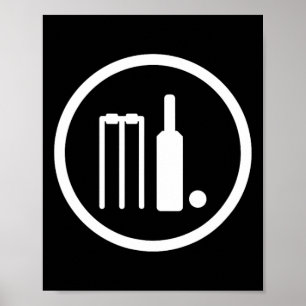 Póster Cricket Críquet Críqueters India Pakistán Inglater