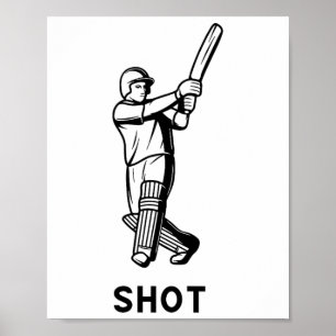 Póster Cricket Críquet India Pakistán Inglaterra Australi