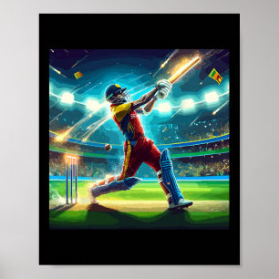 Póster Cricket de Sri Lanka Jersey de Cricket de Sri Lank