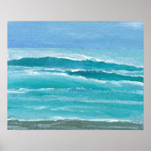 Póster Cricket Diane Ocean Beach Poster - Gentle Surf