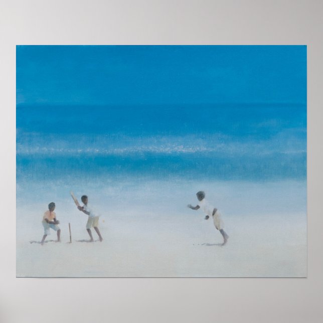Póster Cricket en la playa 2012 (Frente)