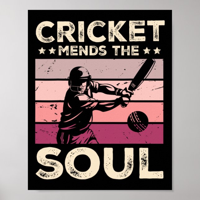 Póster Cricket Mends The Soul  (Frente)