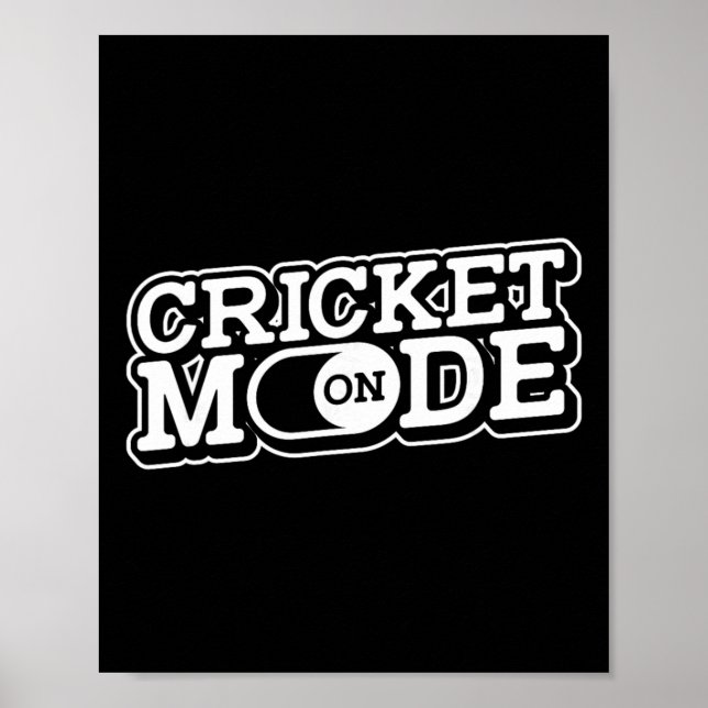 Póster Cricket Sport Cricket T - Cricket Player  (Frente)