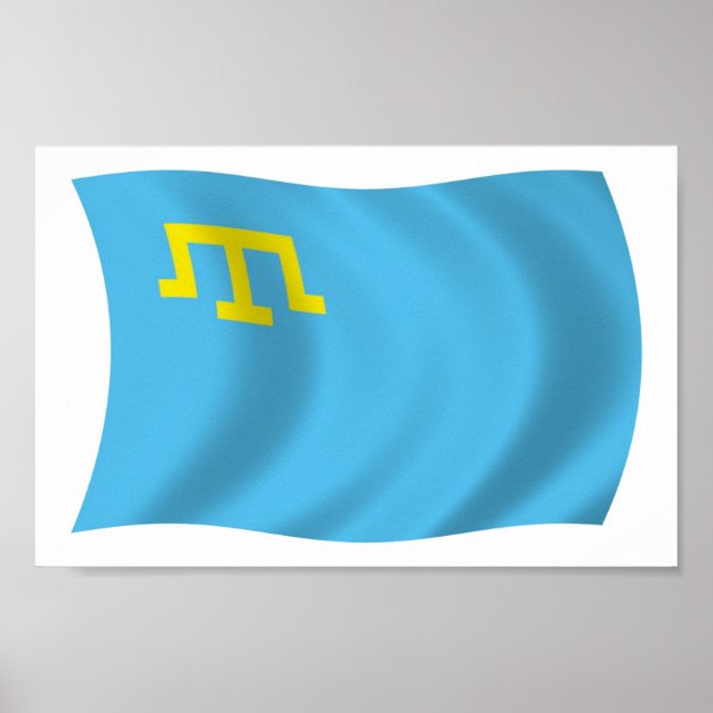 Póster Crimean Tatars Flag Poster Print (Frente)
