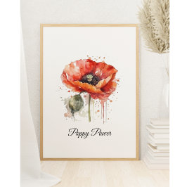 Póster Crimson Bloom, custom