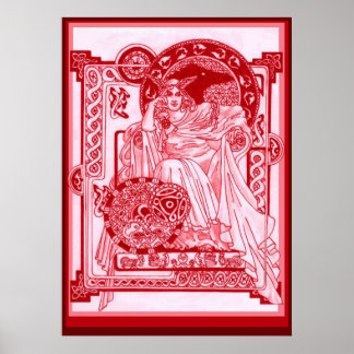 Póster Crimson Corbie Queen Poster