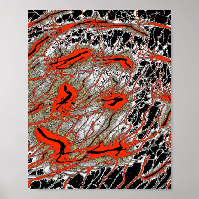 Póster Crimson Fluidmotion Poster (Frente)