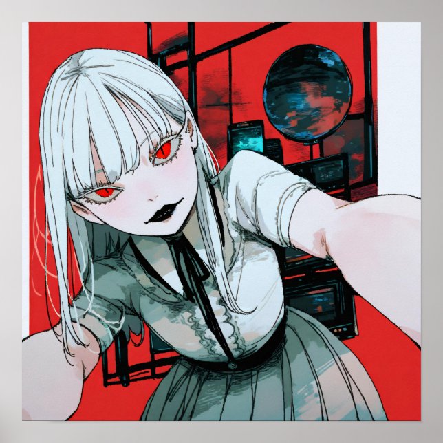 Póster Crimson Gaze (Frente)