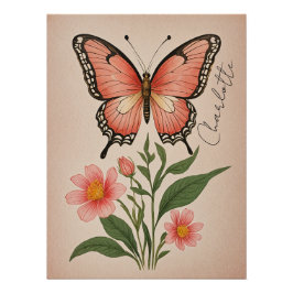 Póster Crimson Serenade Personalizada