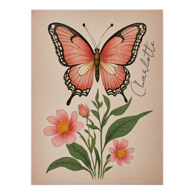 Póster Crimson Serenade Personalizada (Anverso)