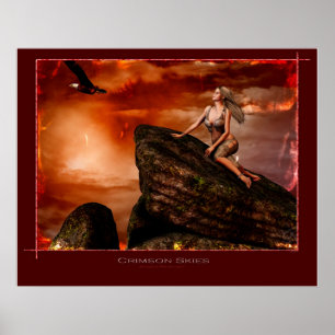 Póster Crimson Skies