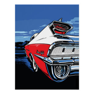 Póster Crimson Tailfin Sky Arte Pop Vista