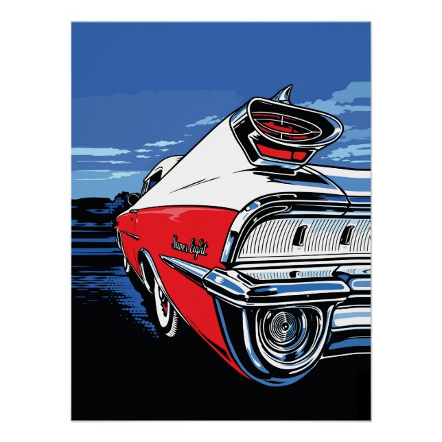 Póster Crimson Tailfin Sky Arte Pop Vista (Anverso)
