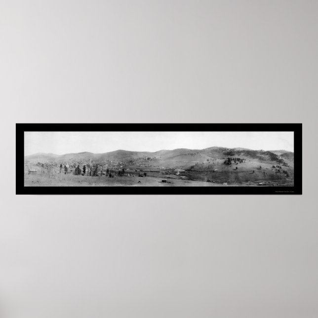 Póster Cripple Creek Colorado Foto 1895 (Frente)