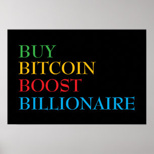 Póster Cripto de Bitcoin