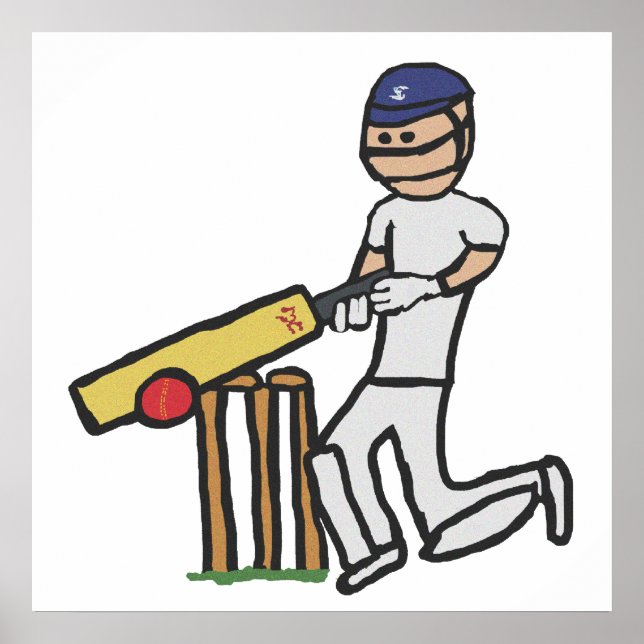 Póster Críquet (Frente)