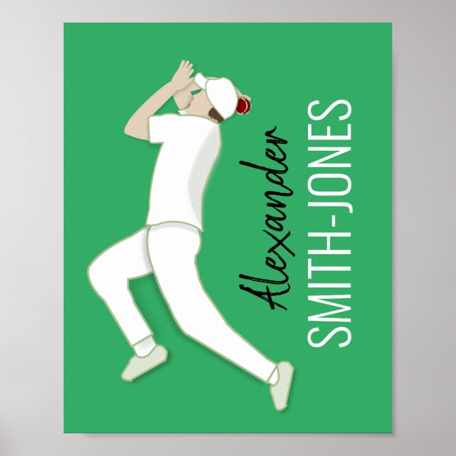 Póster Críquet (Frente)