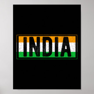 Póster Críquet India Deporte Indio Atleta Jugador Entrena