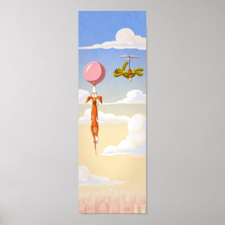 Póster Crisis de goma de mascar y la tortuga