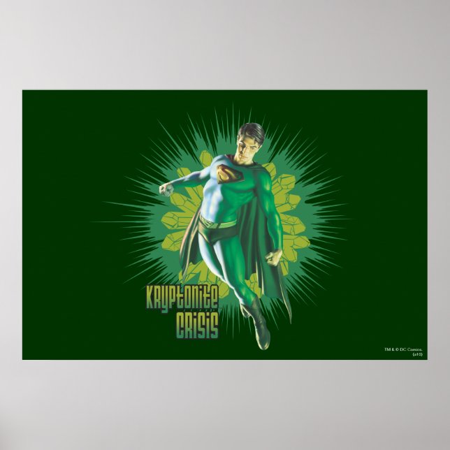 Póster Crisis de Kryptonita en Superman (Frente)