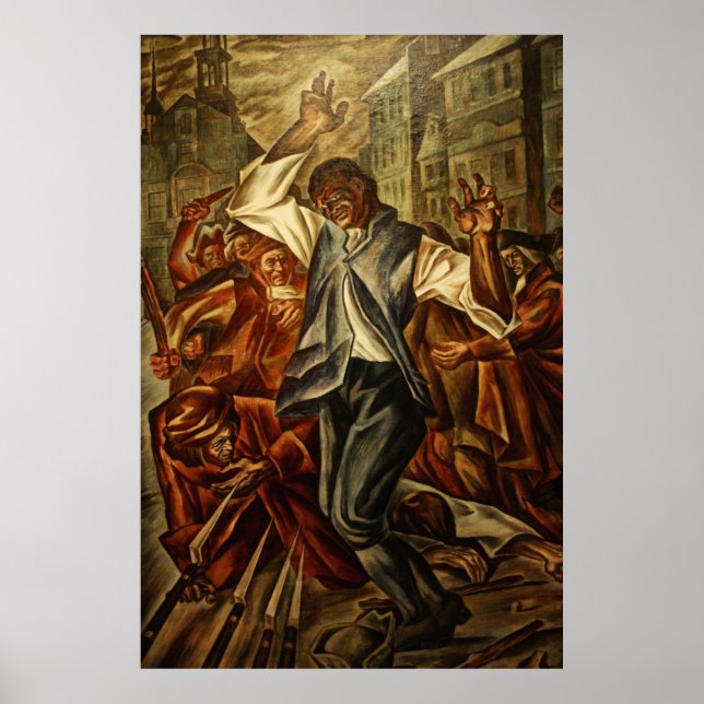 Póster Crispus Attucks por Herschel Levit (Frente)