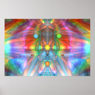 Póster Cristal Alien