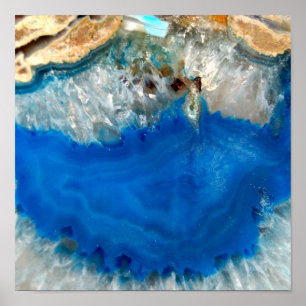 Póster cristal azul