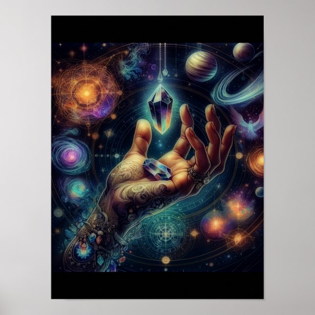 Póster Cristal Celestial en la Galaxia Spacy  (Frente)