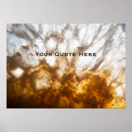 Póster Cristal detallado de la energía