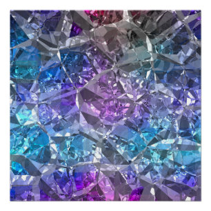 Póster Cristal multicolor