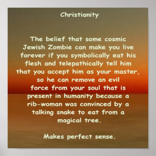 Póster cristianismo