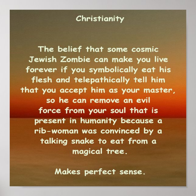 Póster cristianismo (Frente)