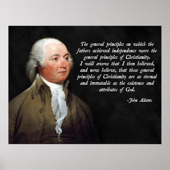 Póster Cristianismo de John Adams (Frente)