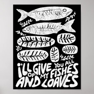 Póster Cristiano 2 Peces 5 Panes 5000 Contra