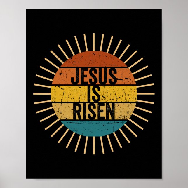 Póster Cristiano De Pascua Es Hombres De Resurrección Del (Frente)