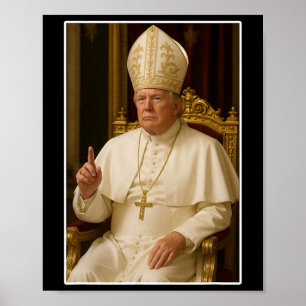 Póster Cristiano Vaticano Un nuevo Papa Gracioso Político