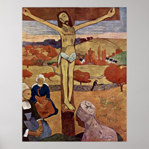 Póster Cristo Amarillo de Paul Gauguin, Bella Artes Vinta
