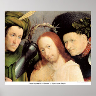 Póster Cristo arrojado con lanzas por Hieronymus Bosch