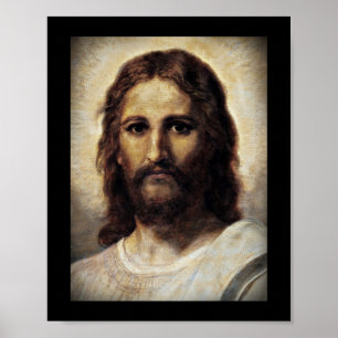 Póster Cristo con ojos compasivos