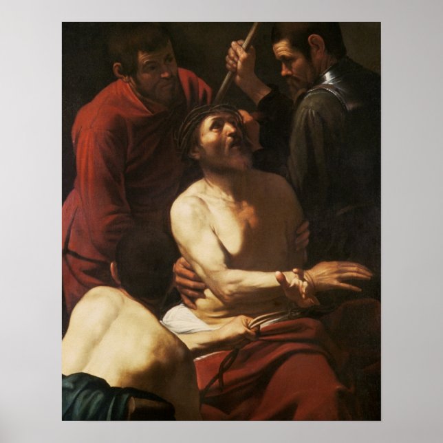 Póster Cristo coronado por Thorns, c.1602 (Frente)