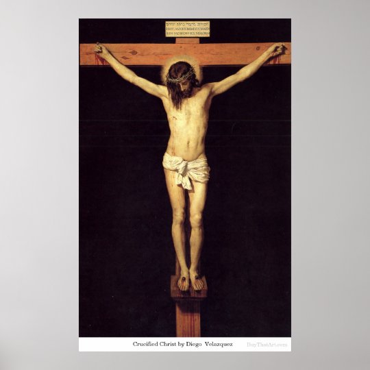 Póster Cristo crucificado de Diego Velázquez | Zazzle.es