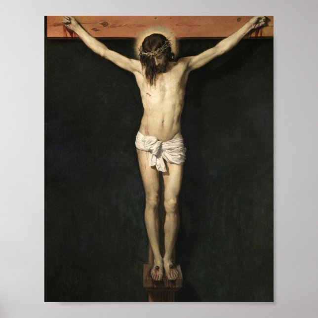 Póster Cristo Crucificado Por Diego Velázquez (Frente)