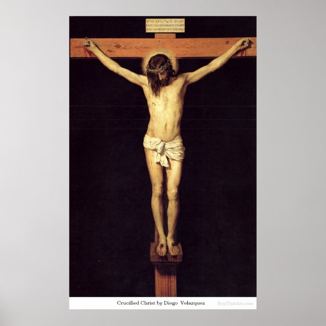 Póster Cristo crucificado por Diego Velázquez (Frente)