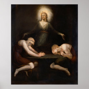 Póster Cristo desapareciendo en Emaus por Henry Fuseli