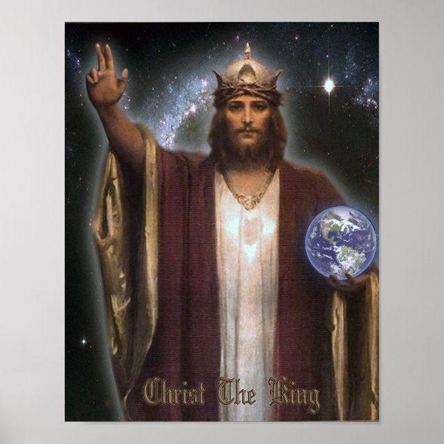 PÓSTER CRISTO EL REY SACRED POSTER (Frente)